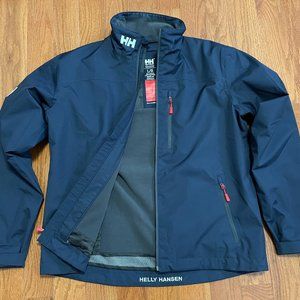 Helly-Hansen Men's Crew Jacket (Navy, Large)